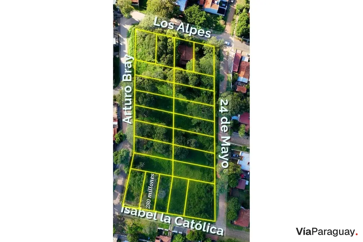 Terrenos en venta en Puerto Pabla, Lambaré