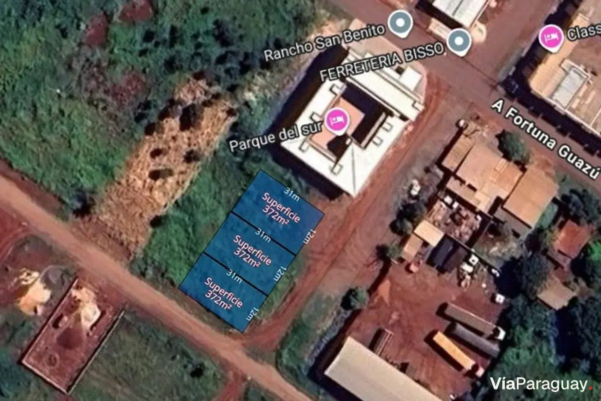 Urban land for sale in Pedro Juan Caballero