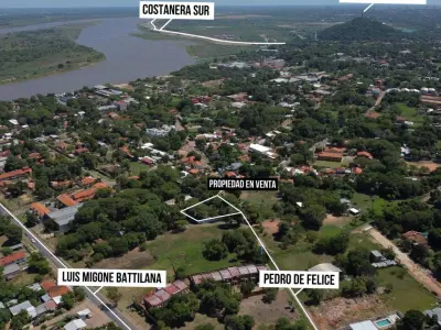 Terreno de esquina com 599 m² no bairro Ita Enramada, Assunção