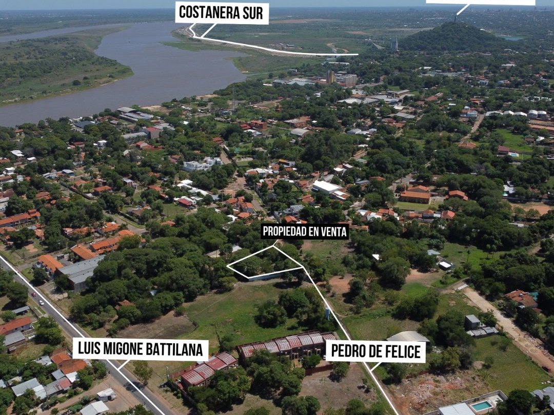 Terreno de esquina com 599 m² no bairro Ita Enramada, Assunção