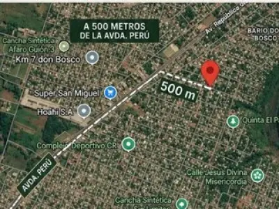 Terreno com construção no bairro Don Bosco, Ciudad del Este 1