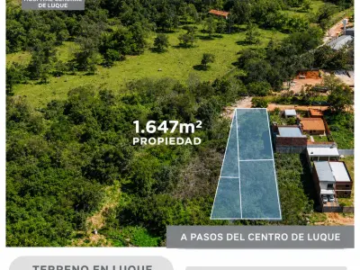 1,647 m² Plot in Yca A, Luque