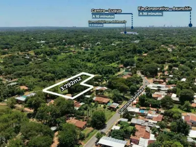 10 adjoining lots for sale in Luque, Costa Sosa – 3,792 m² total 3