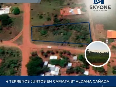 4 Terrenos Juntos em Capiatá, Bairro Aldana Cañada 3