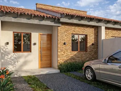 Casa nova com churrasqueira em San Antonio 2