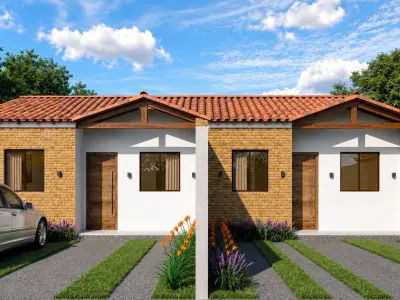 Casa nova com churrasqueira em San Antonio 3