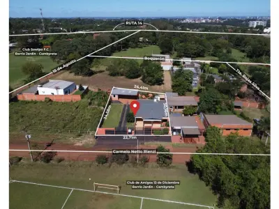House for sale in Cambyretá, Itapúa, with pool and garden 3