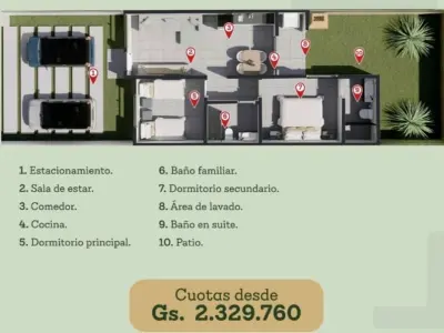 Casa a Venda em Condominio Fechado Vitalia, Luque 3