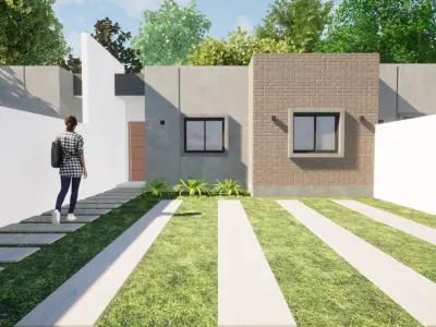 Casa moderna a estrear com 3 quartos no Bairro Arecaya 2