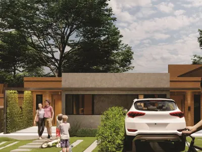 Chalet de 2 habitaciones a estrenar en venta en barrio cerrado 4
