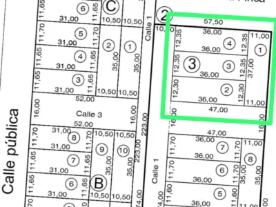Cuatro terrenos en venta en Calle Moreira, Coronel Oviedo 3