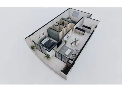 Departamento 2 dormitorios en venta en AYRE Santa Teresa 3