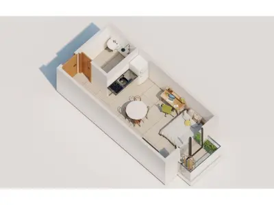 Apartamento novo com 1 dormitório à venda em Pettirossi 4