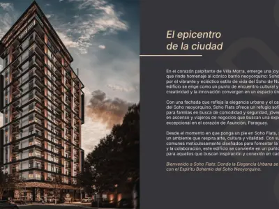 Apartamento com vaga de garagem no Edifício Soho Flats, Bairro Recoleta, Assunção 2
