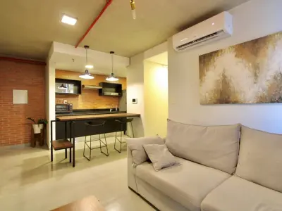 Apartamento mobiliado de 1 dormitório para alugar em Ytay 3