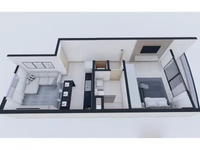Departamento de 1 dormitorio en venta en Ayre Santa Teresa 4