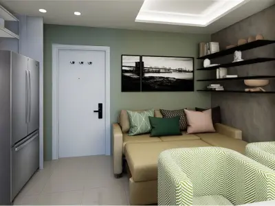 Departamento de 1 dormitorio en venta en Herrera, Asunción 3