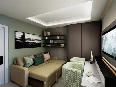 Departamento de 1 dormitorio en venta en Herrera, Asunción 4