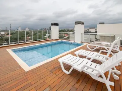 Apartamento de 1 quarto em Villa Morra com varanda e churrasqueira 2