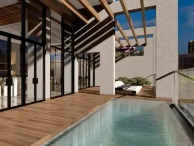 Apartamento de 2 quartos no Edifício Albor, na Av. Molas López 3