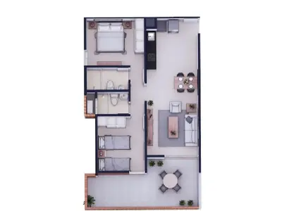 Departamento de 2 dormitorios en venta en Altavida Norte 4