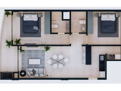 2-bedroom apartment for sale at Ayre Santa Teresa 4