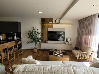 Apartamento com 2 suítes no Edifício Albor, na Molas López 3