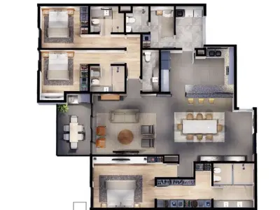 Apartamento de 3 quartos à venda em Las Lomas 3