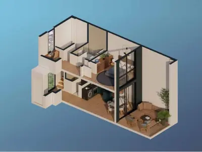 Duplex apartment with 1 bedroom for sale at Ed. Doble Pacheco 3