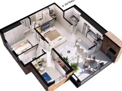 Departamento en venta con 2 dormitorios en Loma Pytá, Asunción 4