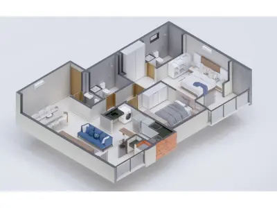 Departamento en venta en Edificio Trinum, Fernando de la Mora 3