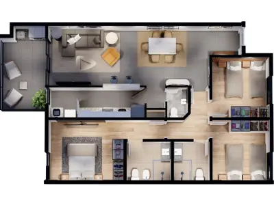Departamento en venta en Sol City, Las Lomas 4