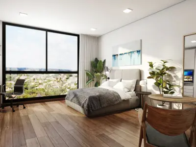 Departamento Tipo 4 de 1 dormitorio en Recoleta 3