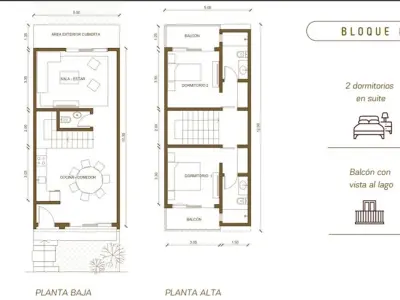 Duplex-style 2-bedroom apartment for sale in Brezza, San Bernardino 3