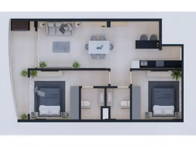 2-bedroom apartments for sale in Ycuá Satí 3