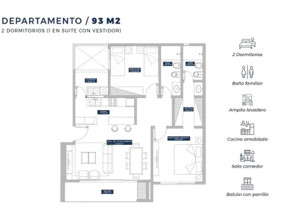 Departamentos en venta en Edificio Santa Lucia, Primer Presidente 3