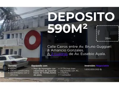 Depósito comercial en venta en Vista Alegre, Asunción 2
