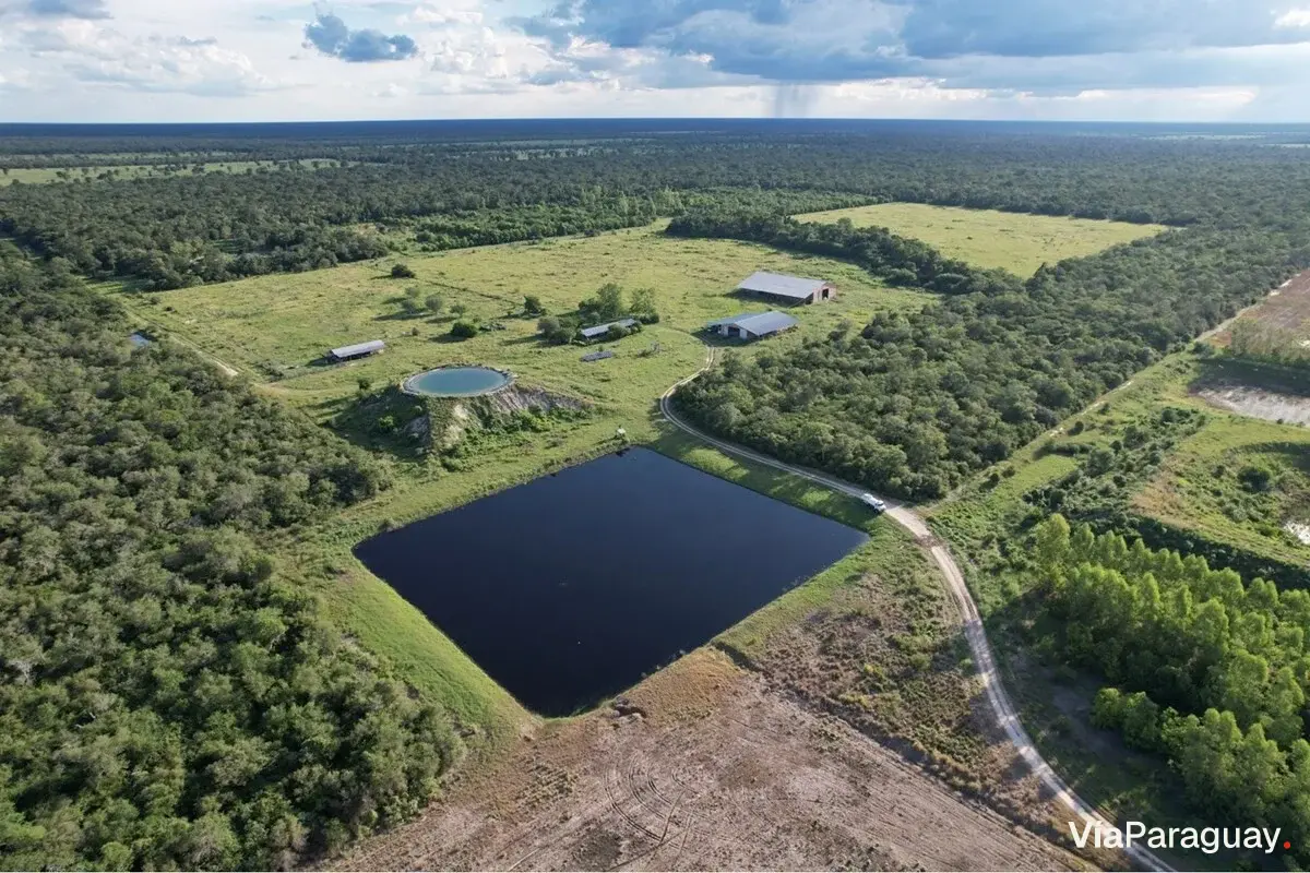 Estância de 20.057 ha à venda em Bahía Negra, Alto Paraguay — agricultura, pecuária e mata