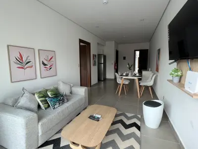 Aluguel apartamento 1 quarto mobiliado com vaga — Herrera, Assunção 3