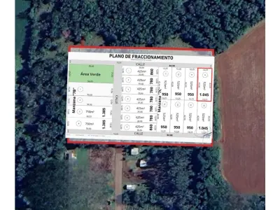 Terreno à venda em Capitán Miranda, Itapúa 3