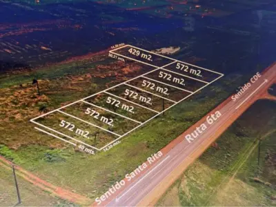 Macrolote de 4.433 m² à venda na Ruta 6, Minga Guazú 3
