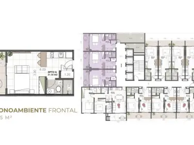 Monoambiente 7F en Aires Los Lapachos, Ciudad del Este 2