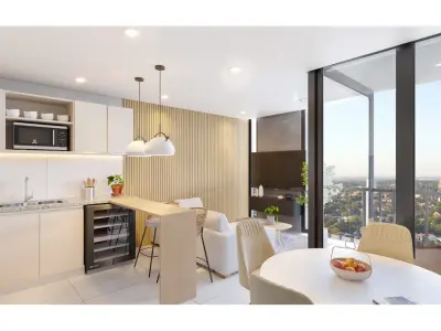 Monoambiente en venta en Fernando de la Mora, edificio Tres Kandu 3