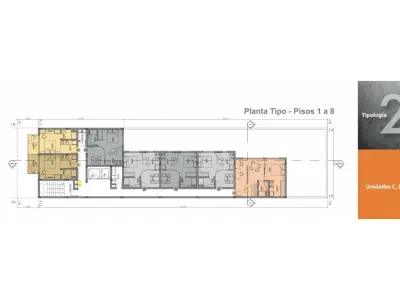 Monoambiente en venta en QUBO, Villa Morra, Asunción 3