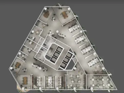 Planta completa en venta en edificio corporativo, Madame Lynch 3