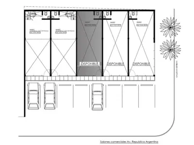 Commercial unit for rent on Av. República Argentina 4