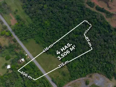 7.6-hectare land for sale in Itá on the Arruai access road, with views of Cerro Ñanduá 2