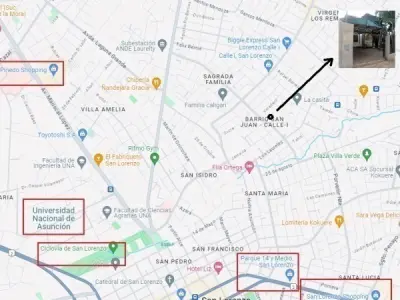 Walled land for sale in San Lorenzo, near Shopping Pinedo 2