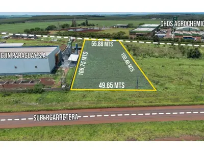 Terreno comercial para alugar em zona industrial de Hernandarias 3