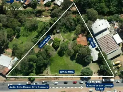 Commercial Land for Sale in Ñemby – On Avda. Ortiz Guerrero 3